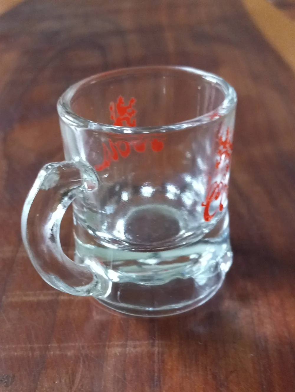 Vintage Coors Beer Mini Mug Shot Glass Federal Shield